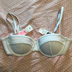 White Triangl Swimsuit Top